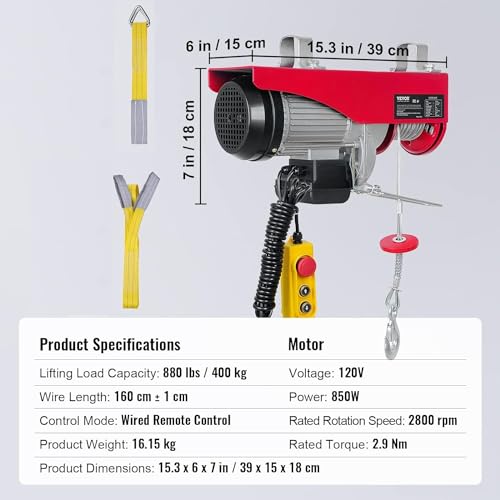 Electric Hoist 110V Remote Control Overhead Crane a7
