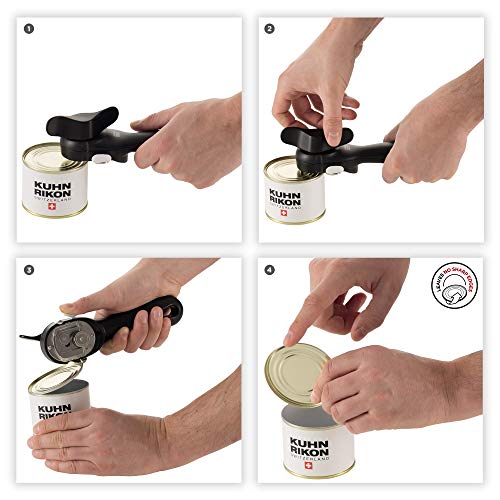 Kuhn Rikon 5-in-1 Multi-Purpose Jar, Bottle & Can Opener with Safety LidLifter P380949