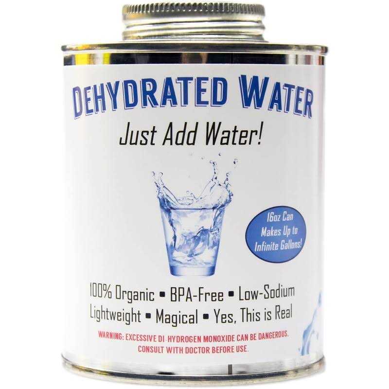 Witty Yeti Dehydrated Water 16oz Can. New Formula! Essential Camping &amp; Survival Supply. Funny Gag Gift &amp; Adult Stocking Stuffer for Men - Sports Supplies Online Store