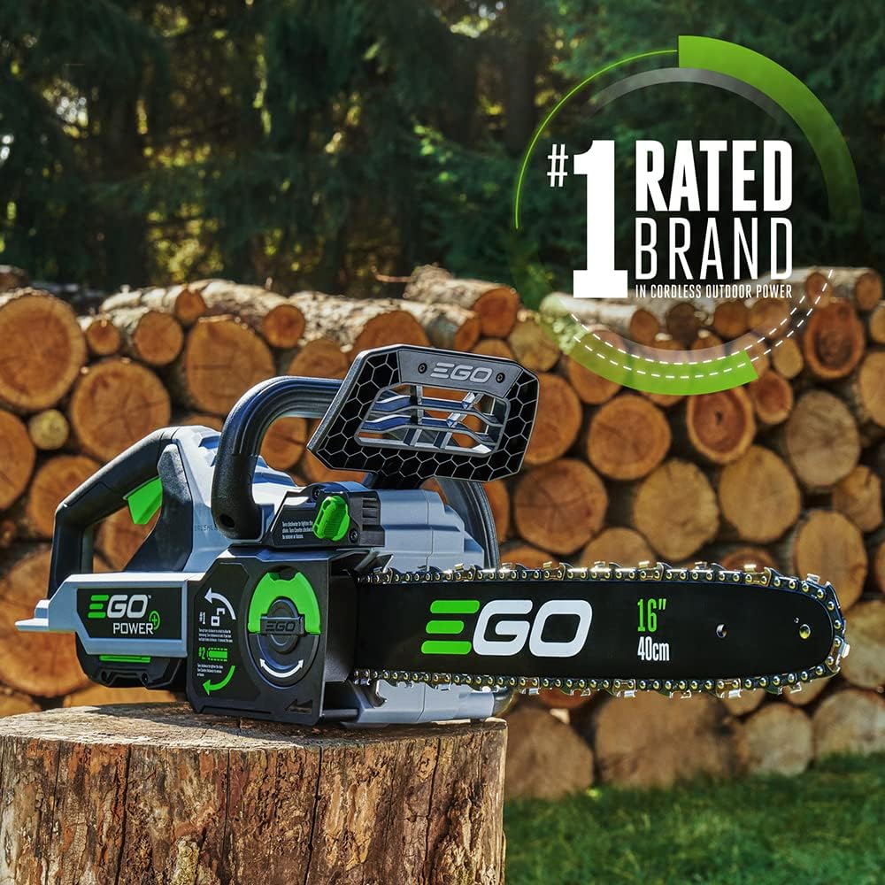 EGO Power+ CS1611 16-Inch 56V Cordless Chainsaw with Battery and Charger N410
