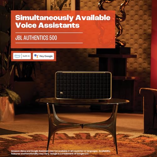 JBL Authentics 300 Retro Wireless Bluetooth/WiFi Home Speaker with Built-in Battery E620411