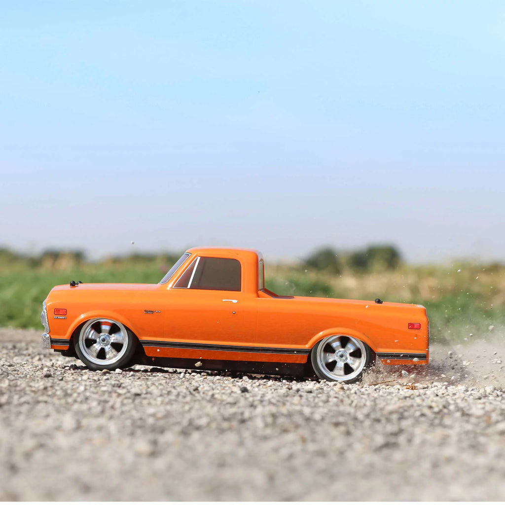 Losi RC Truck 1/10 1972 Chevy C10 Pickup V100 AWD RTR Orange Y2749