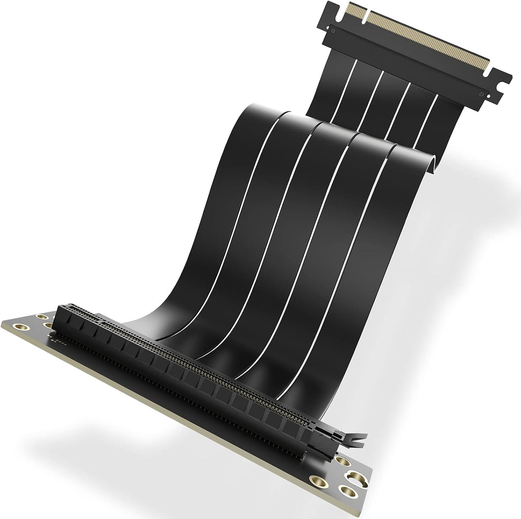 PCIE 4.0 16x Shielded Riser Cable for GPU Extension 20CM-90 k7