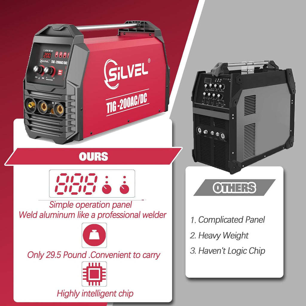 TIG Welder AC/DC Pulse 110V/220V Inverter TIG/MMA k7q