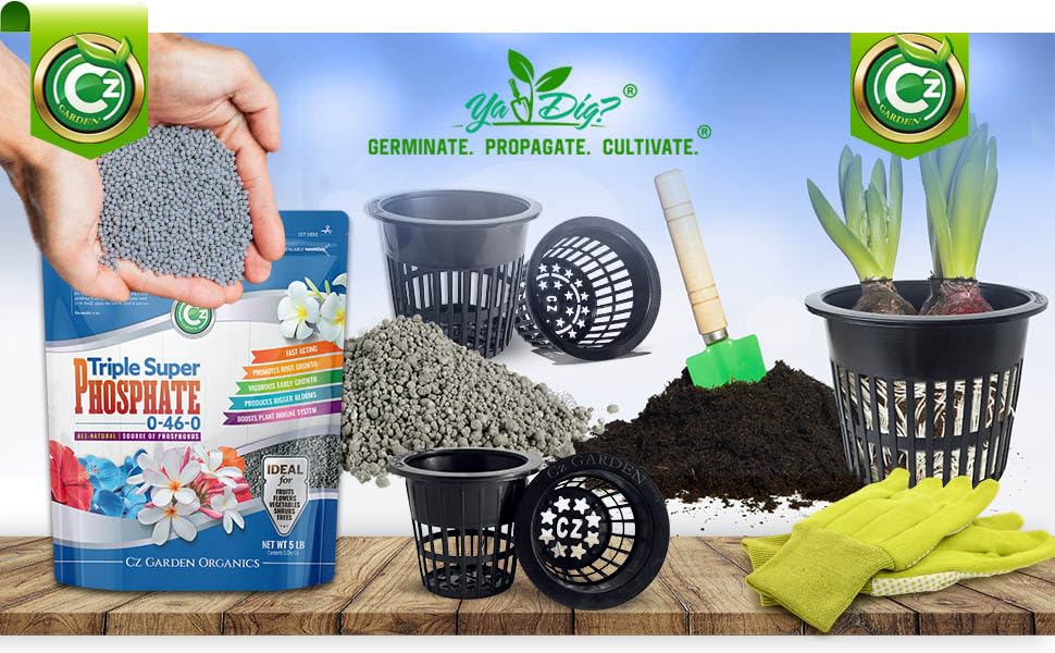 Triple Super Phosphate 0-46-0 Fertilizer for Plants and Flower Gardens a7k