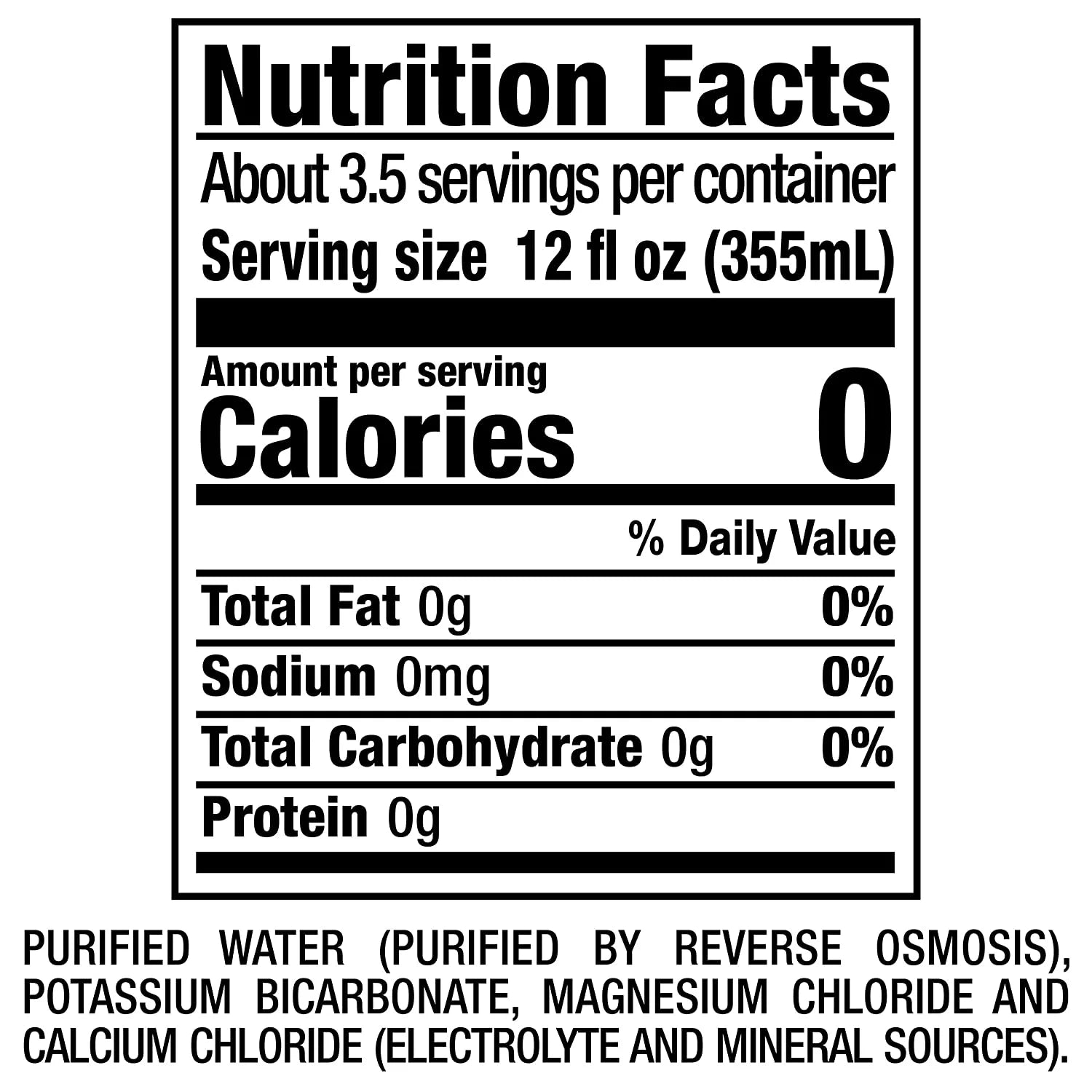 CORE Hydration Nutrient Enhanced Water, 44 Fl Oz, Pack of 12 P309360