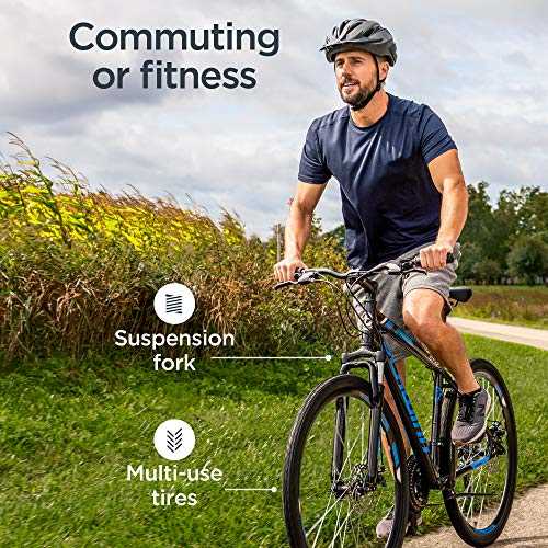 Comfort Adult Hybrid Bike 700c Lightweight Aluminum Frame a7