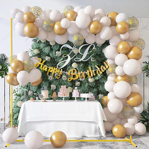 Wedding Arch Stand for Ceremony Backdrop Frame 6.6FT Gold k7