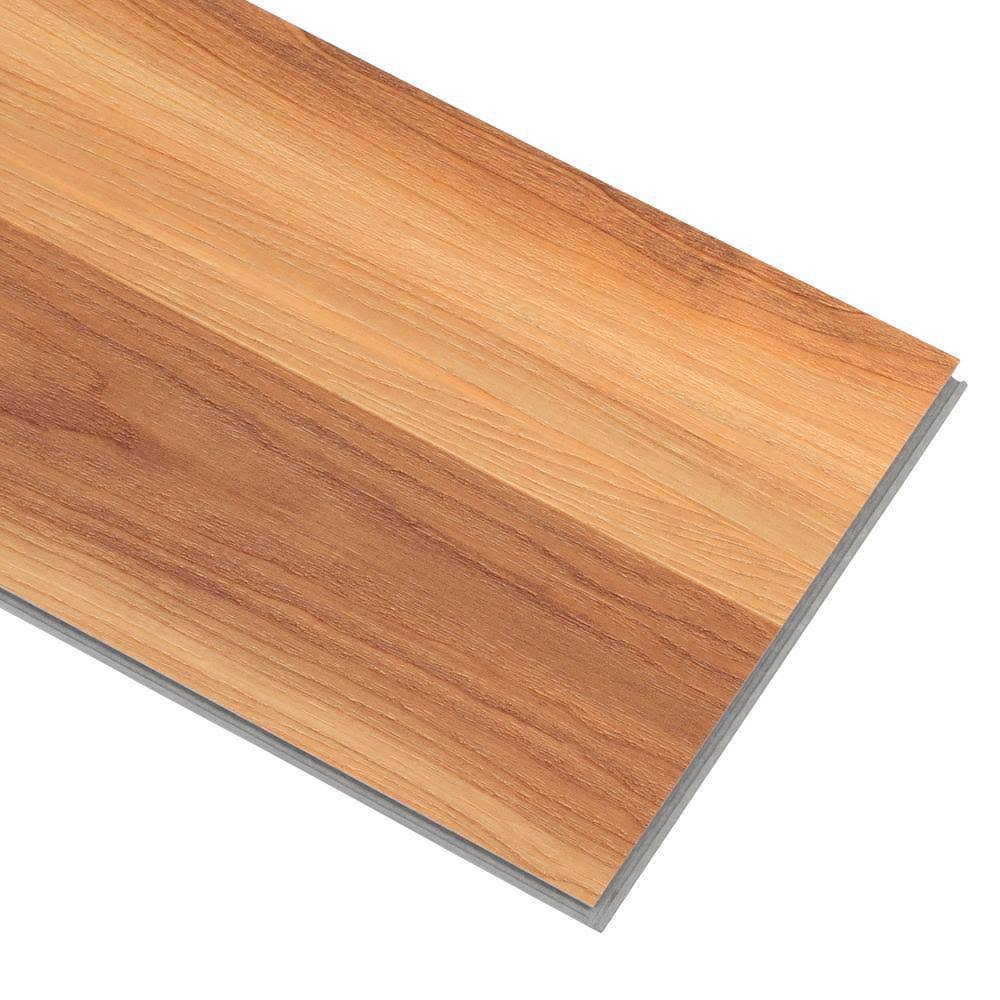 Luxury Vinyl Plank Flooring Warm Cherry 24.74 Sq Ft Case k7