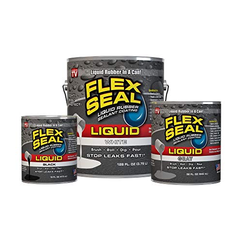 Flex Seal Liquid 32 oz White Liquid Rubber Coating Sealant Waterproof UV Resistant Q468