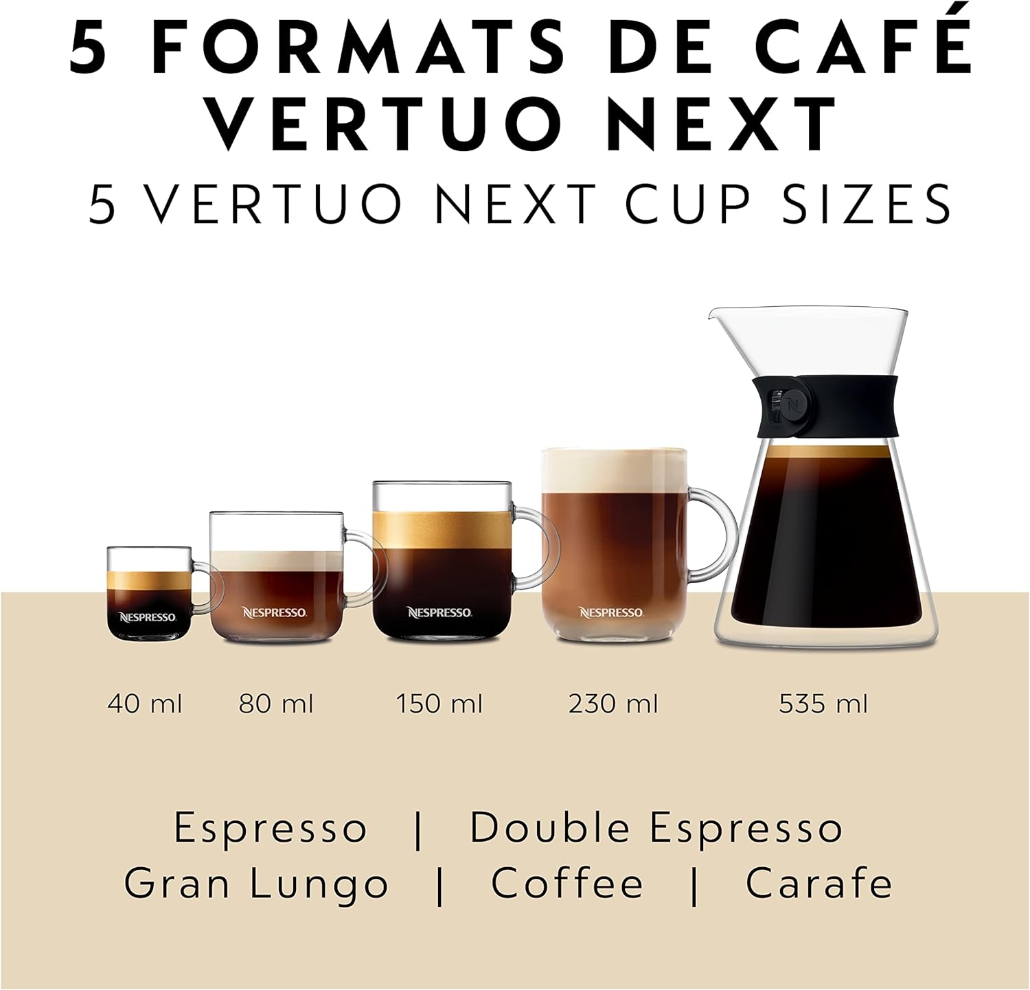 Nespresso Vertuo Next Coffee and Espresso Machine with Aeroccino by Breville, Matte Black Z3431