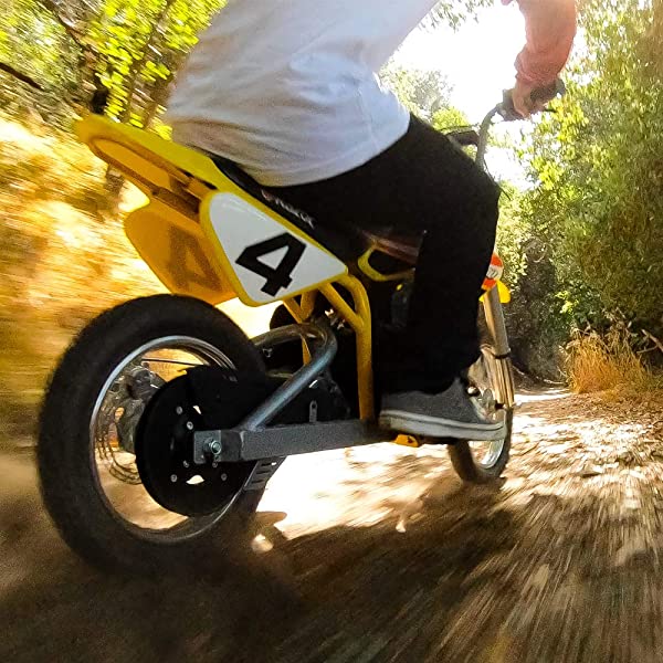 Electric Motocross Off-Road Bike MX650 Yellow k7p