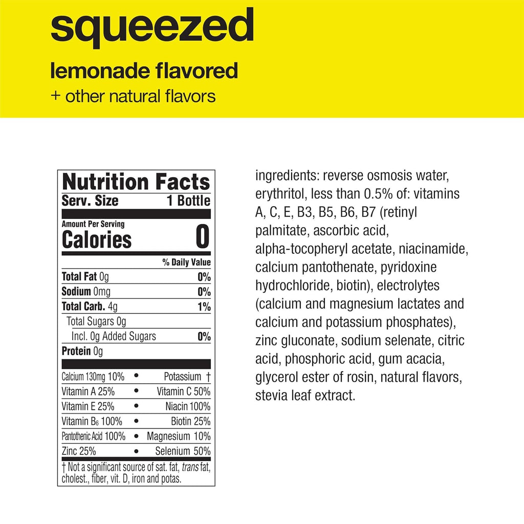 Flavored Water Variety Pack 20 Fl Oz Bottles Nutrient Enhanced w/ Vitamins Electrolytes q7