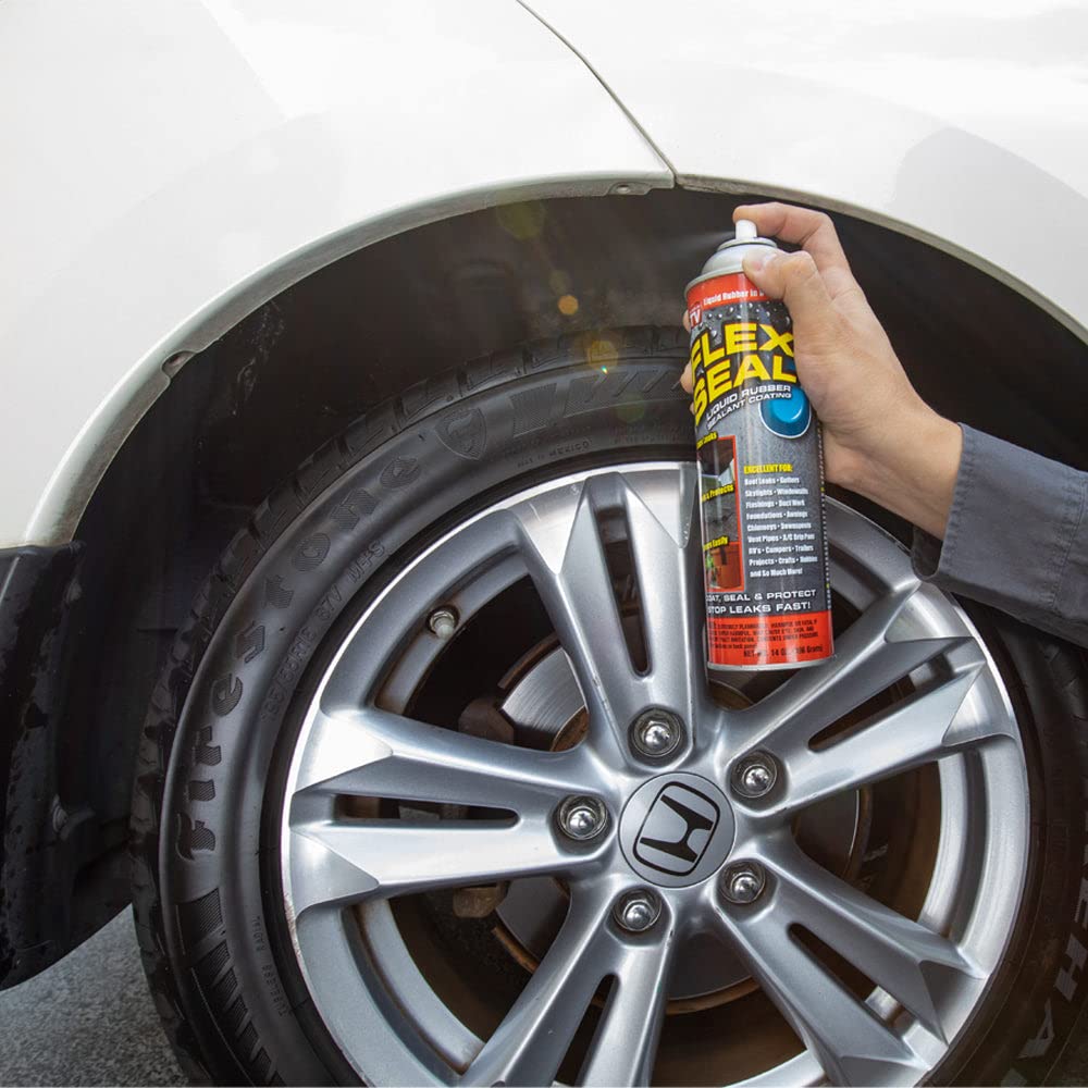 Flex Seal Spray Rubber Sealant Coating, 14-oz, Black (6 Pack) S7890