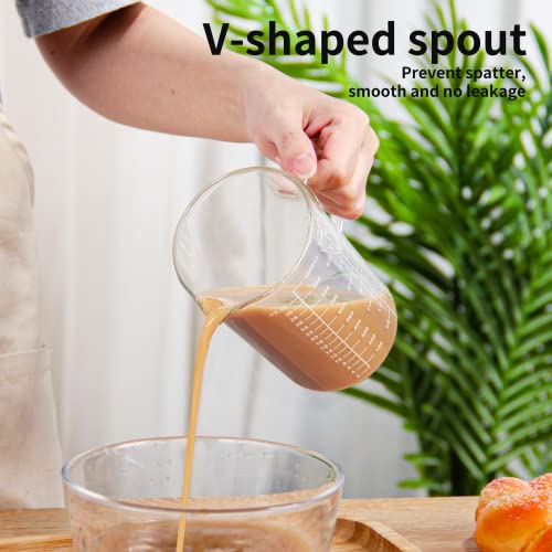 77L Glass Measuring Cup with Insulated Handle, 500ml X874560