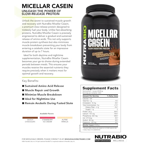 Micellar Casein Protein Powder Alpine Vanilla Slow Digesting a7