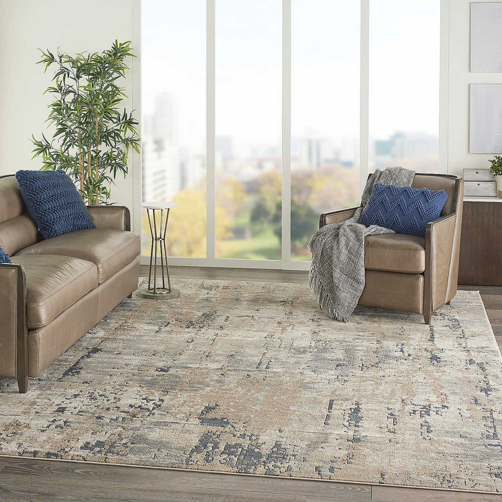 Nourison Concerto Beige/Grey 10' x 14' Area Rug T1249