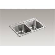 K-3847-4-NA Top-Mount Double-Equal Kitchen Sink Stainless Steel a7