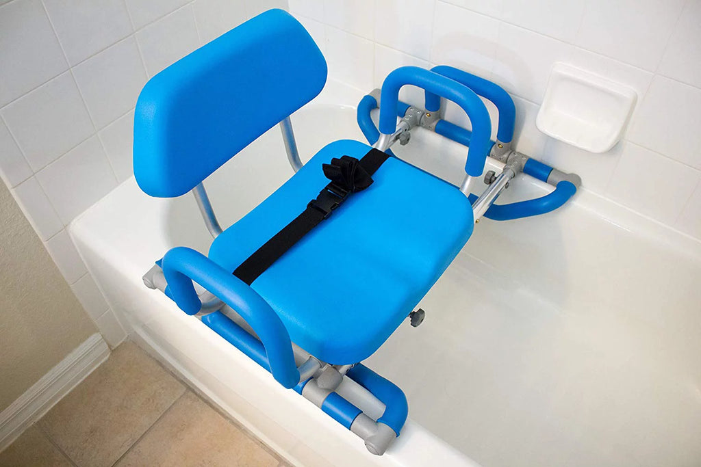 Platinum Health HydroSlide Bath and Shower Chair with Padded Swivel Seat J252442