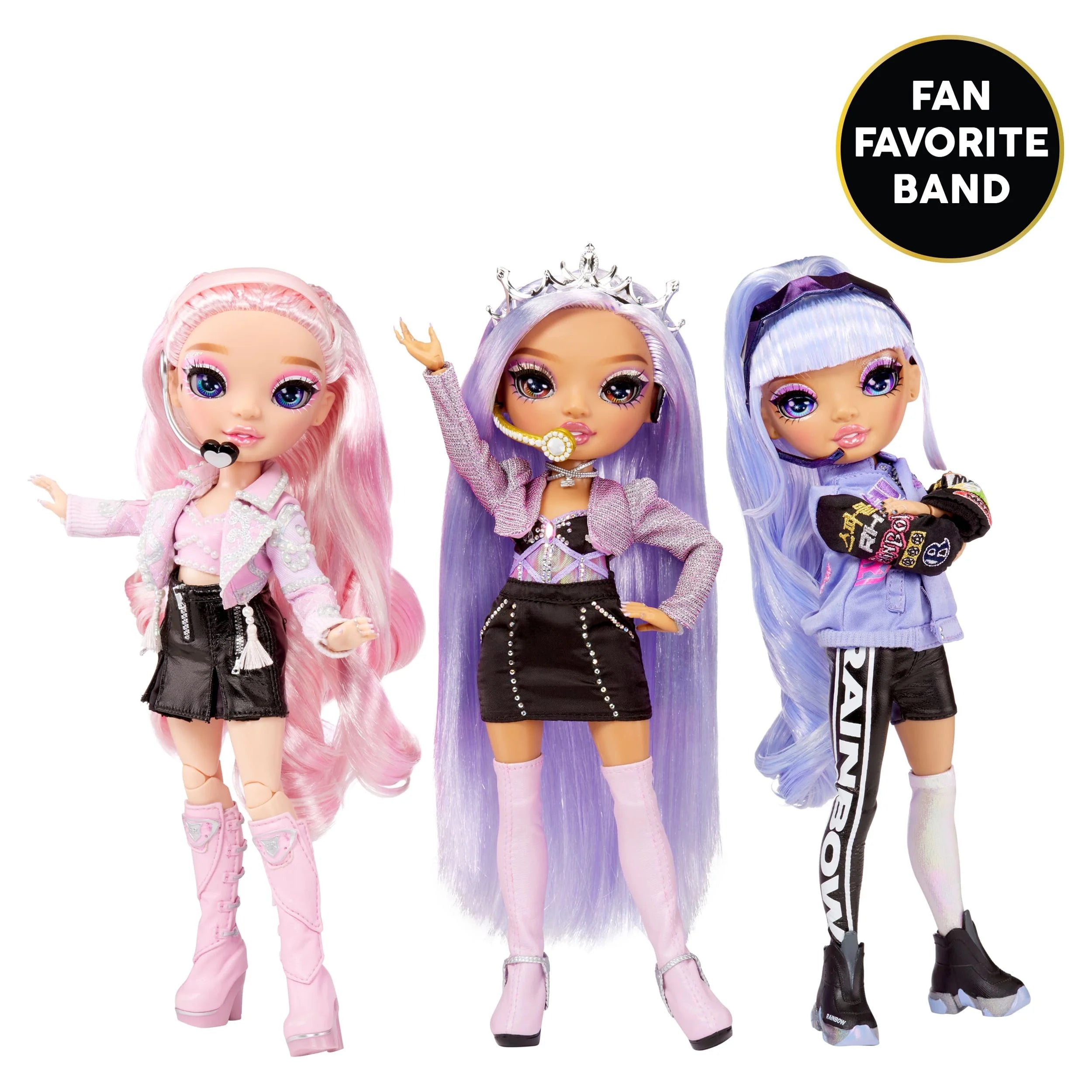 K Pop Fashion Doll with 2 Outfits and Microphone Set a7