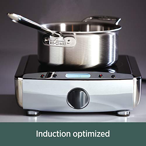 All-Clad D5 5-Ply Stainless Steel Sauce Pan 3 Quart F1637
