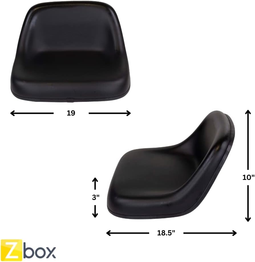 Lawn Mower Tractor Seat Replacement Black a7