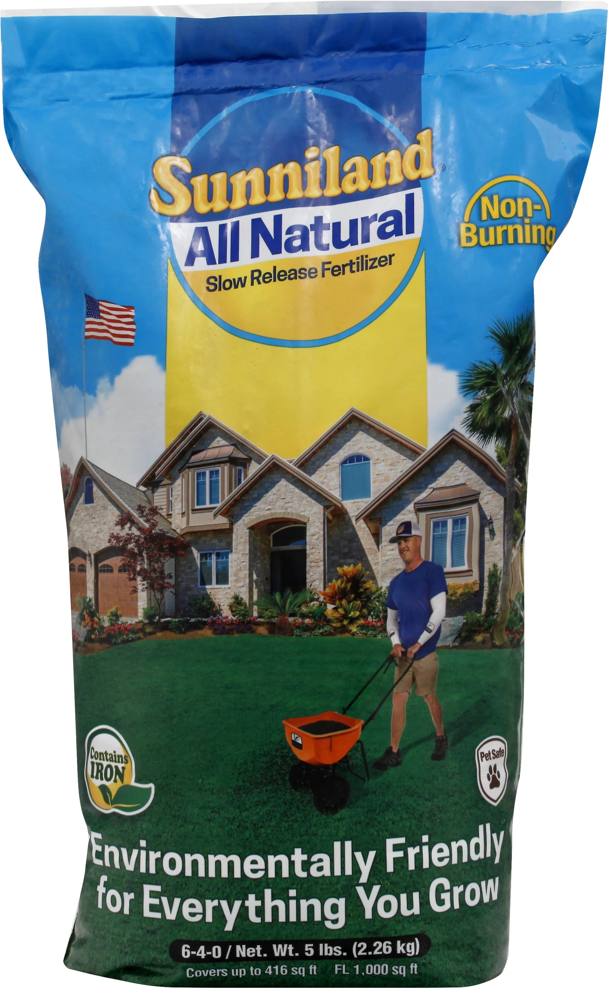 Sunniland 7013451 Slow-release Nitrogen Lawn Fertilizer for All Grasses H828834