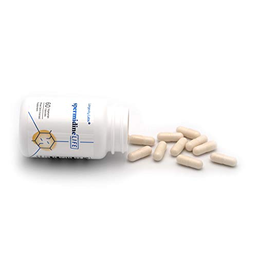 Spermidine Supplement Plant-Based Wheat Germ Extract Zinc 60 Capsules k7