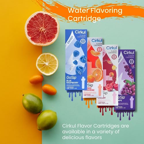 Cirkul Flavor Cartridges Refills Kit - Pack of 4 - Mixed Berry W4610