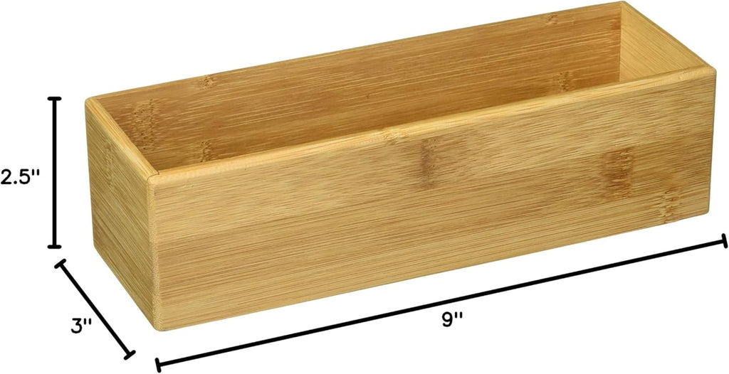 Lipper International Bamboo Stacking Drawer Organizer Box S79472