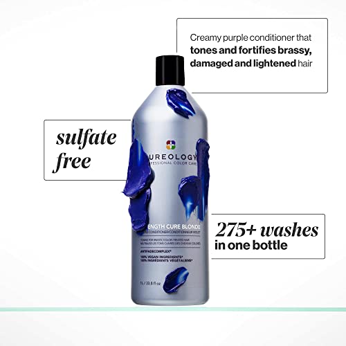 Pureology Strength Cure Blonde Purple Shampoo and Conditioner Set F8744