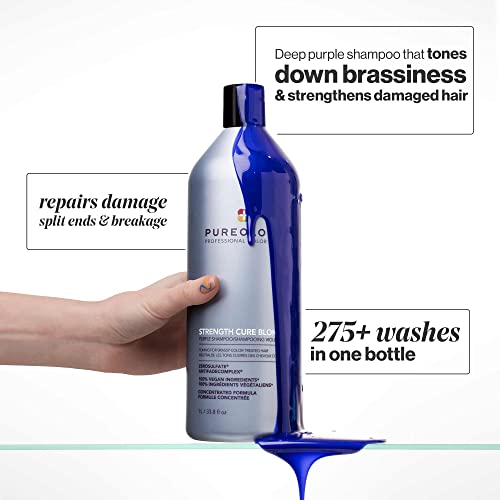 Pureology Strength Cure Blonde Purple Shampoo and Conditioner Set F8744
