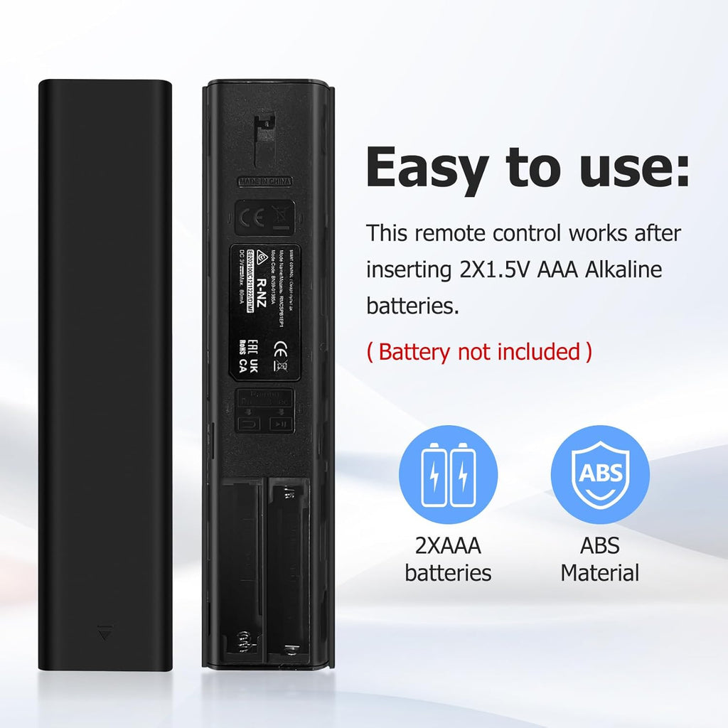 BN59-01385A Voice Remote for Samsung Smart TV 2018-2022 J77113
