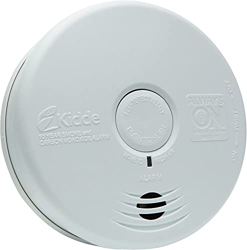 Kidde Smoke & Carbon Monoxide Detector Combo, 10-Year Battery, White X839