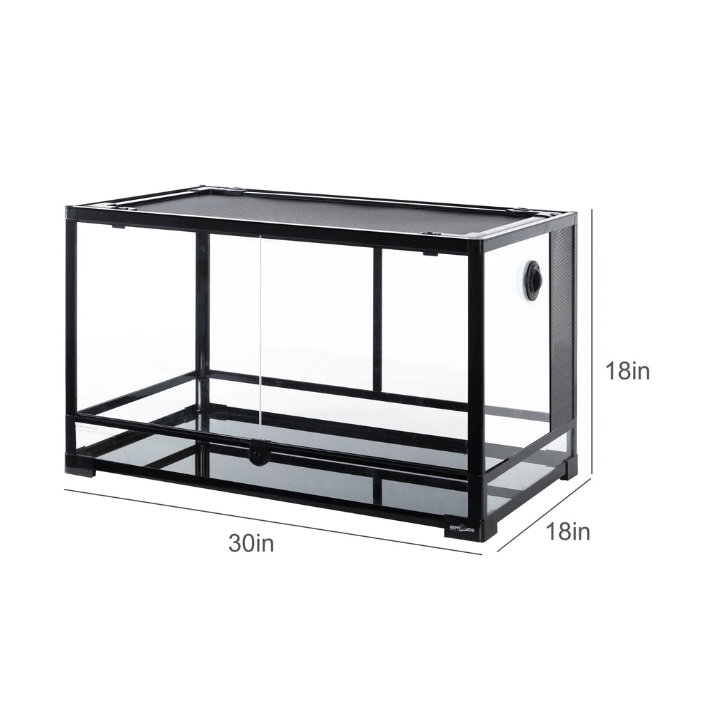 Tempered Glass Reptile Terrarium 40 Gallon Front Opening a7
