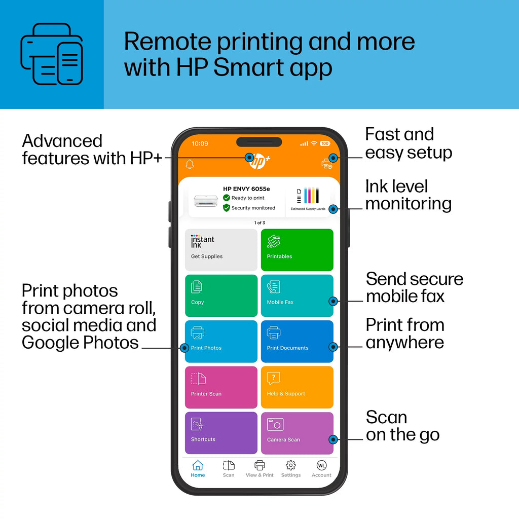 Wireless Color Inkjet Printer All-in-One k7