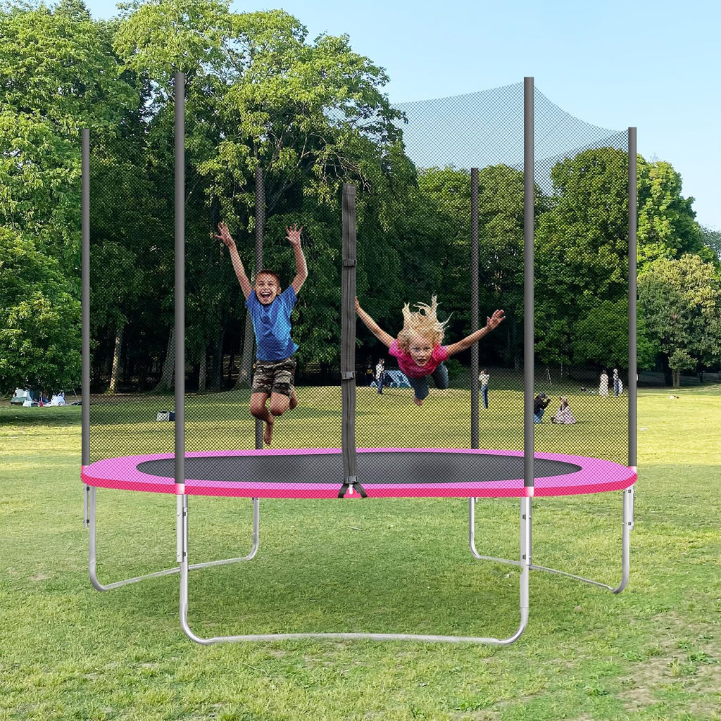 Trampoline with Enclosure for Kids and Adults 10FT a7