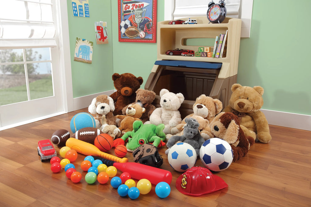 Step2 Lift & Hide Toddler Bookcase and Toy Storage, 38" Tall B28707