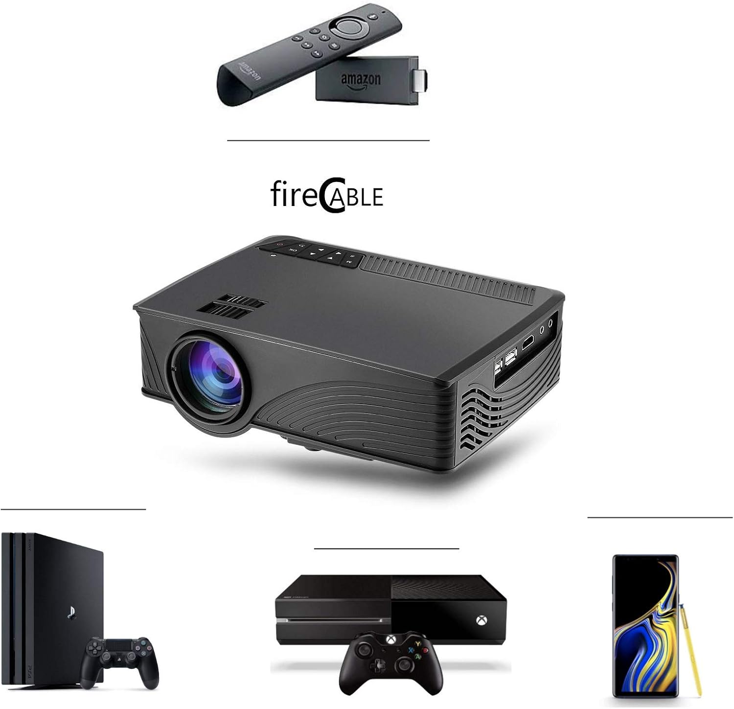 2K Projector for Streaming and Gaming k7