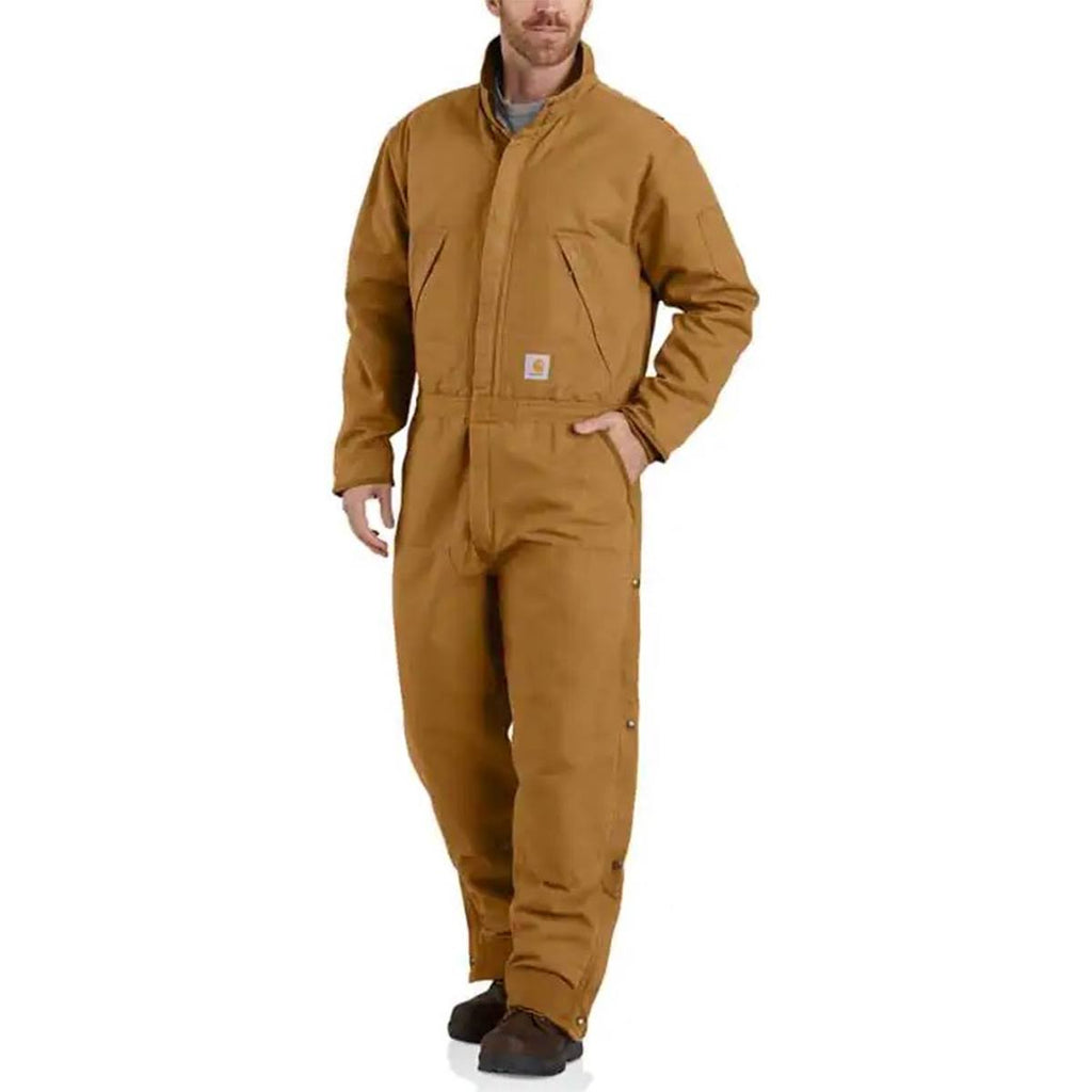 Insulated Duck Coverall Brown q7k