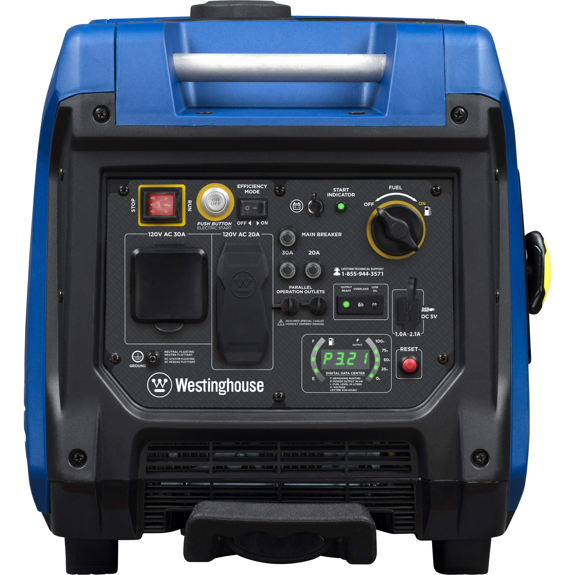 Portable Inverter Generator 4500 Watt Remote Start a7