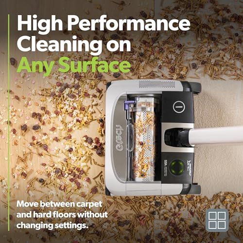 Cordless Vacuum Cleaner with Anti-Hair Wrap Brush Bar for Carpet and Hardwood Floors k7m