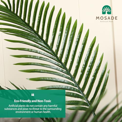 Artificial Areca Palm Tree 6ft with Seagrass Basket Indoor Outdoor Decor a7