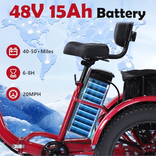 Electric Tricycle 3 Wheel Bike for Adults a7