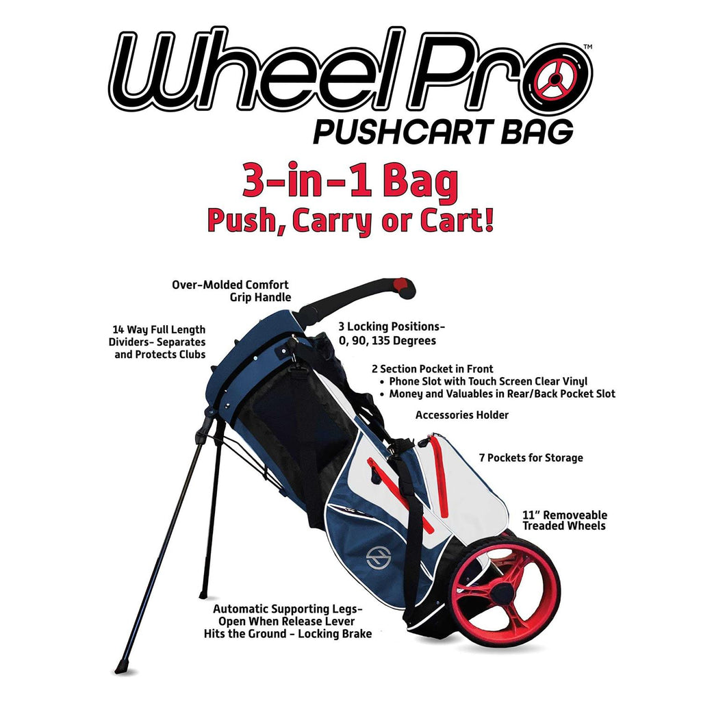 Golf Push Cart Stand Bag a7