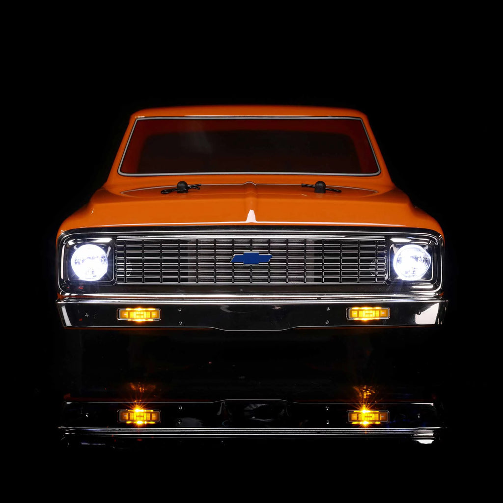 Losi RC Truck 1/10 1972 Chevy C10 Pickup V100 AWD RTR Orange Y2749