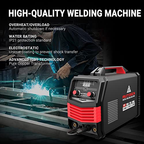 200A MIG Welding Machine 4 in 1 Flux ARC TIG Welder k7