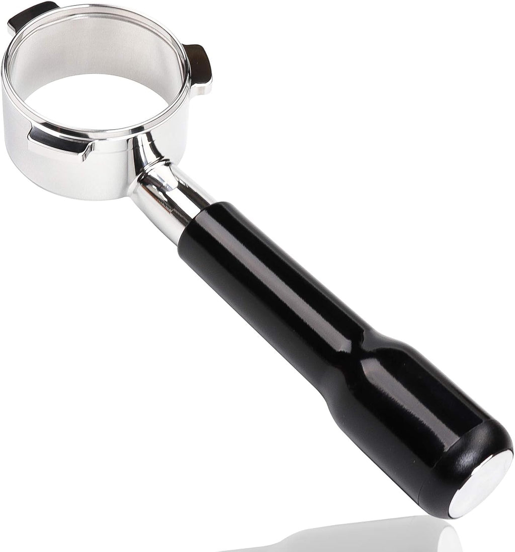 54mm Bottomless Portafilter for Breville Barista Express, BES870XL, BES870BSXL, BES878BSS, BES880BSS, BES840XL and More Breville Espresso Machine (ABS Handle-Black)