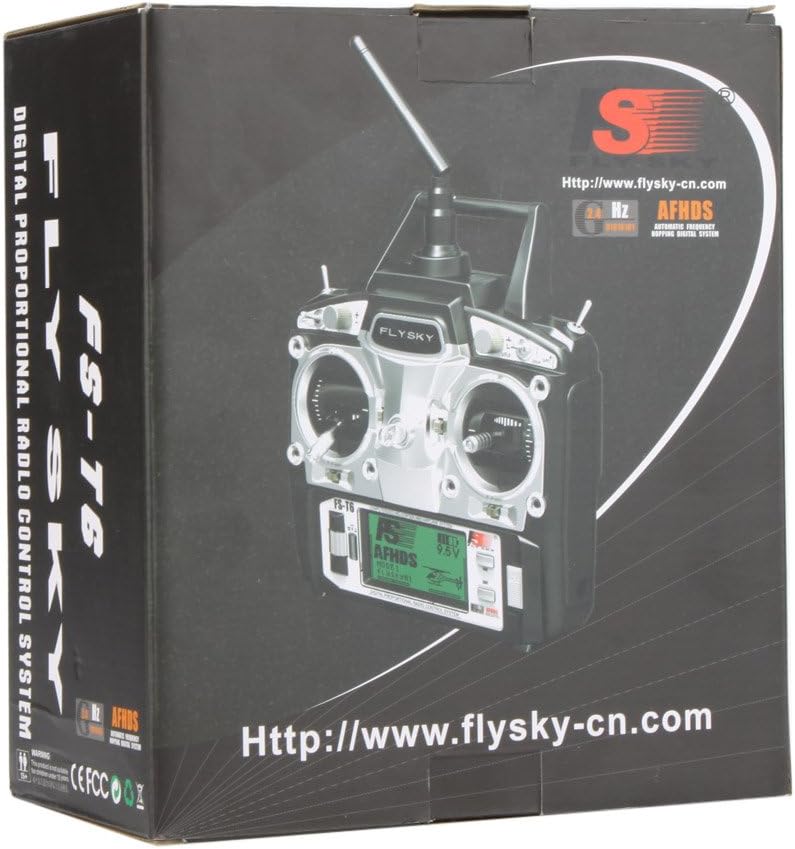 GoolRC FS-T6 High Precision 2.4GHz 6CH Mode 2 Transmitter W/Receiver R6-B for RC Multirotor Quadcopter Helicopter Airplane Glider Car  
2.4GHz 6CH Transmitter with Receiver for RC Models a7