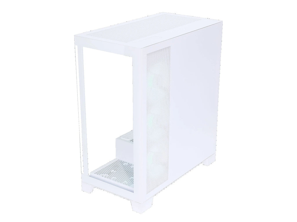 Sama Neview 2351 White Dual USB3.0 Type C Tempered Glass ATX Mid Tower Gaming Computer Case W792597